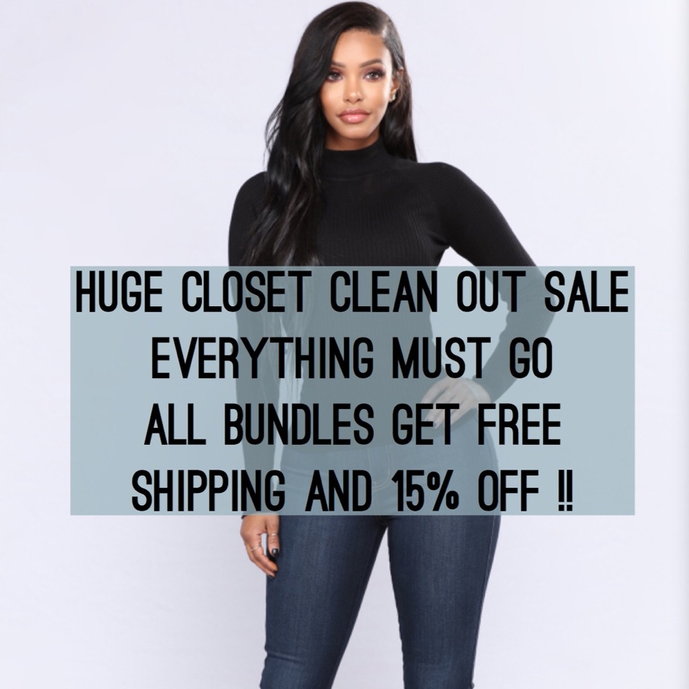 CLOSET CLEAN OUT SALE